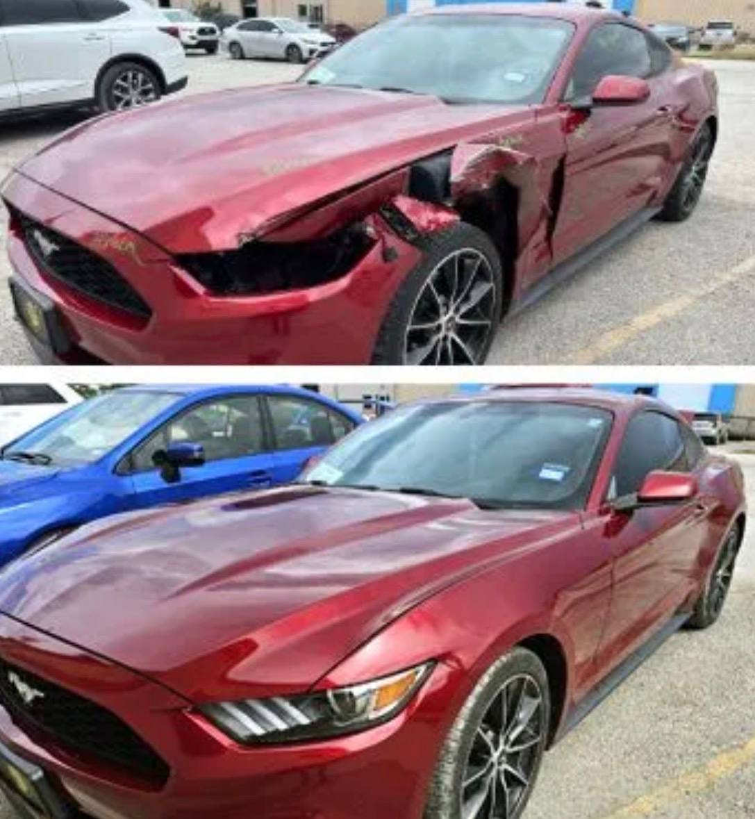 Ford Mustang collision repair