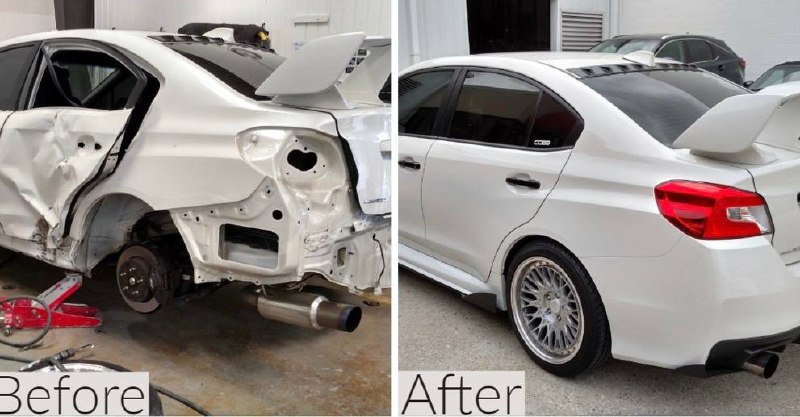 Subaru WRX STI collision repair